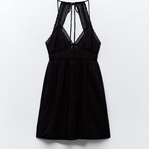 Zara black dress